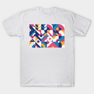 Flat Mosaic Design T-Shirt